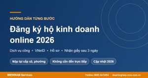 Hướng dẫn đăng ký hộ kinh doanh online 2026