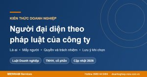 Người đại diện theo pháp luật của công ty là ai